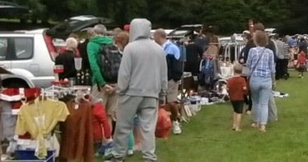 car boot sale in the park 