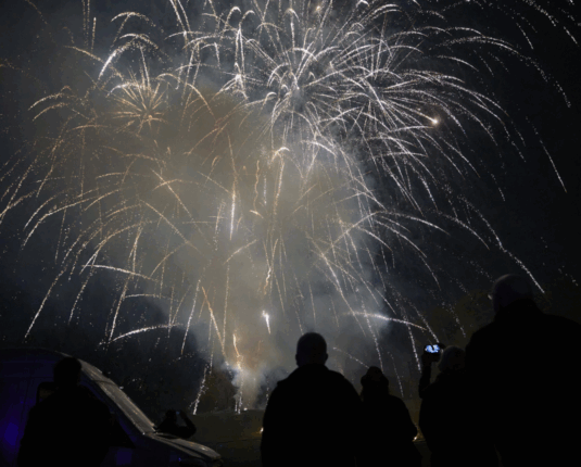Fireworks display 